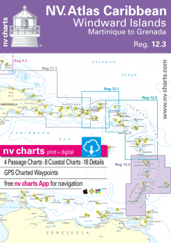 nv-charts Reg. 12.3, Windward Islands, Martinique to Grenada