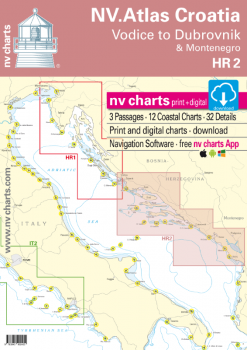 NV.Atlas Croatia HR 2 - Vodice to Dubrovnik & Montenegro
