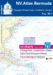 nv-charts Reg. 16.1, Bermuda Islands, Passages US East Coast, Caribbean, Europe